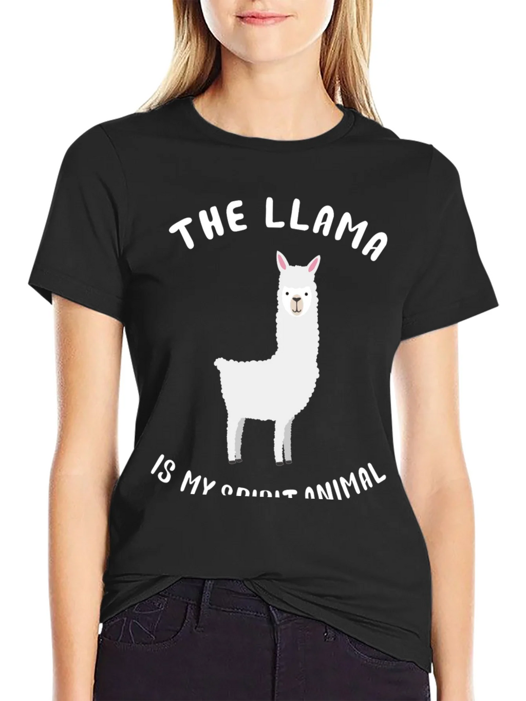 Llama Spirit Animal Graphic Tee