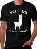 Llama Spirit Animal Graphic Tee