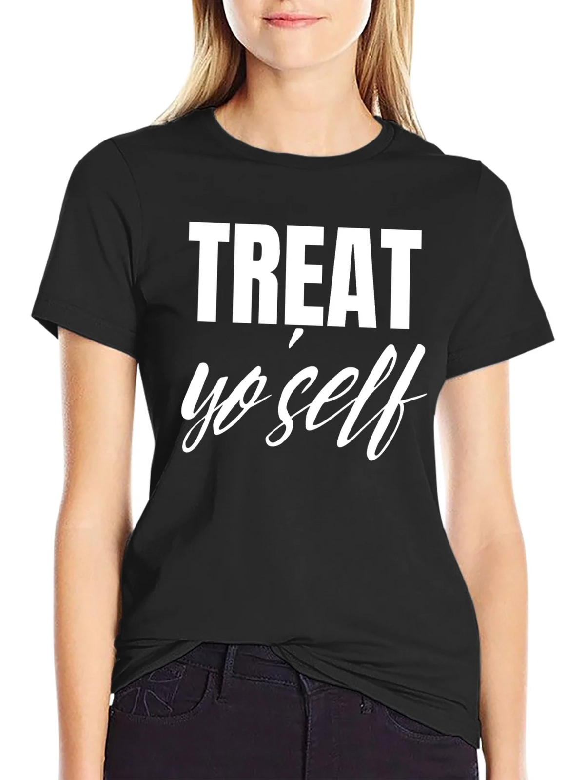 Treat Yo Self Graphic T-Shirt - Comfort & Style