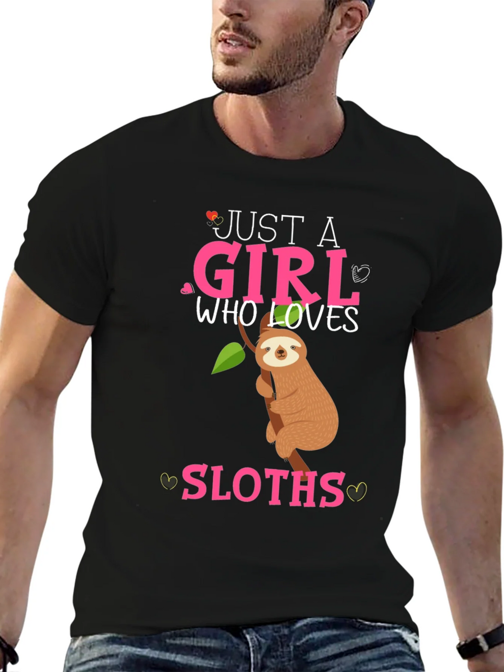Just a Girl Who Loves Sloths T-Shirt
