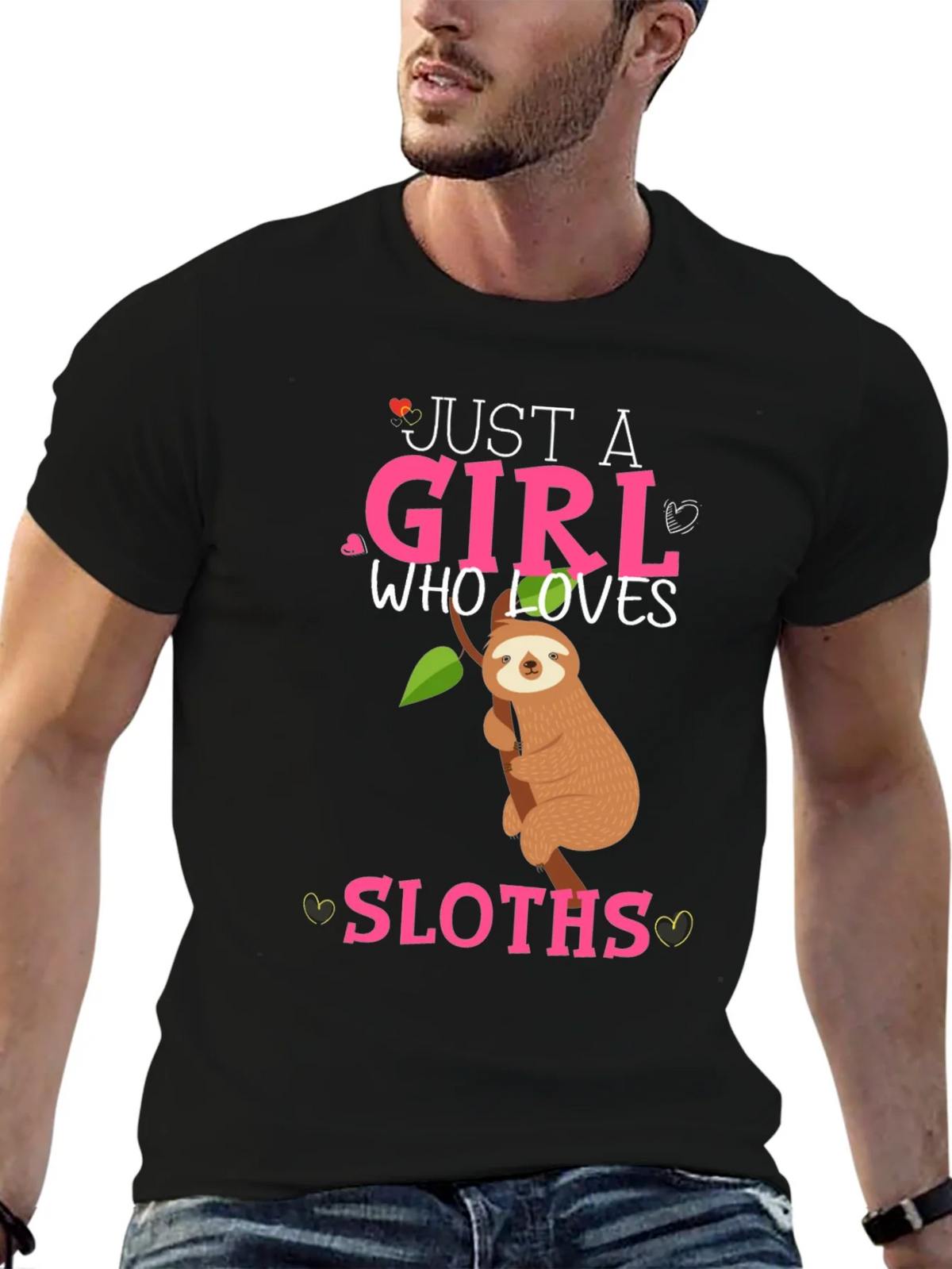 Just a Girl Who Loves Sloths T-Shirt
