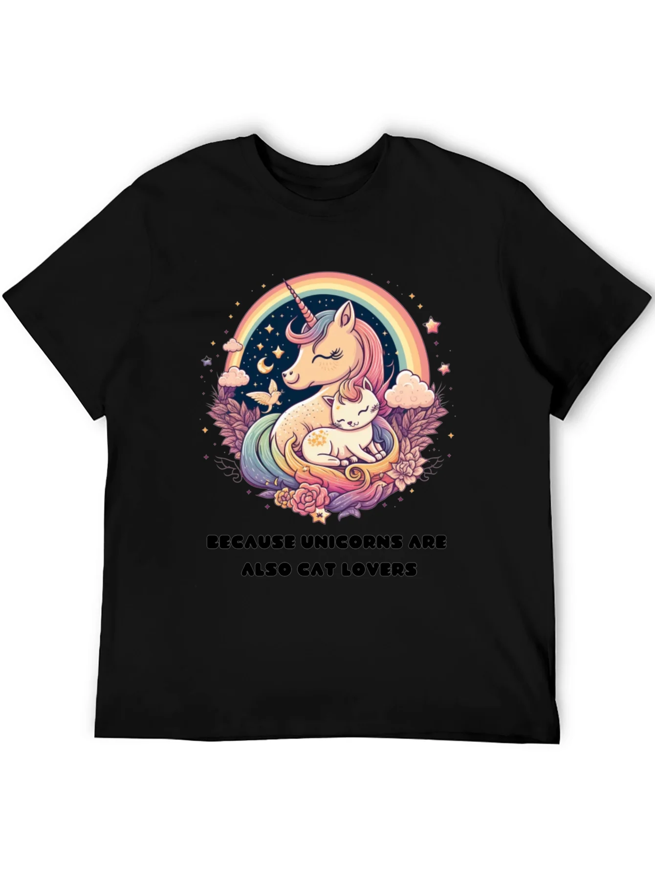 Unicorn & Cat Lover T-Shirt