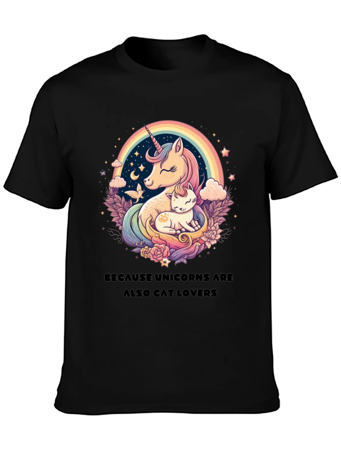 Unicorn & Cat Lover T-Shirt